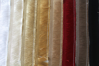 4cm Silky Polycotton Brush Fringe