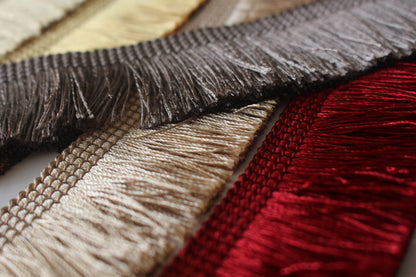 4cm Silky Polycotton Brush Fringe
