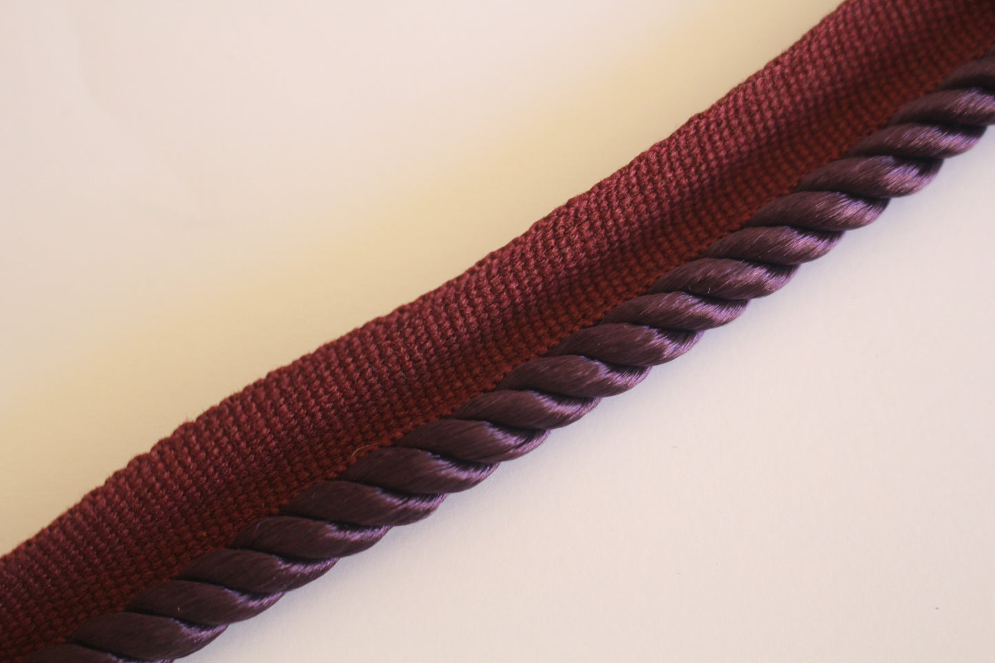 Premium Narrow 6mm Flanged Furnishing Cord - 42 Colours