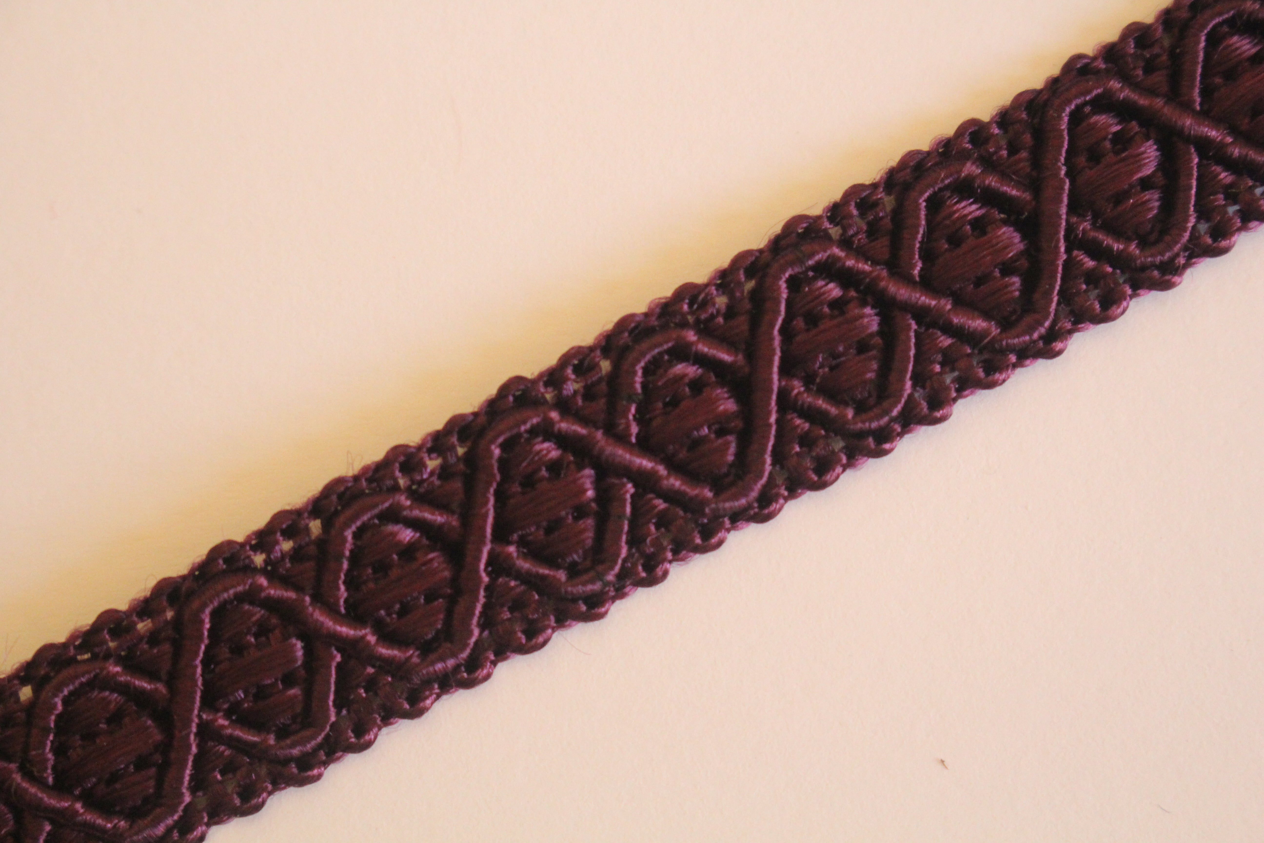 12mm Diamond Braid - 42 Colours