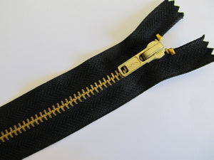 Brass Jeans Zips - Choice of Colours and Sizes