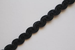 12mm Silky Polycotton Wave Braid