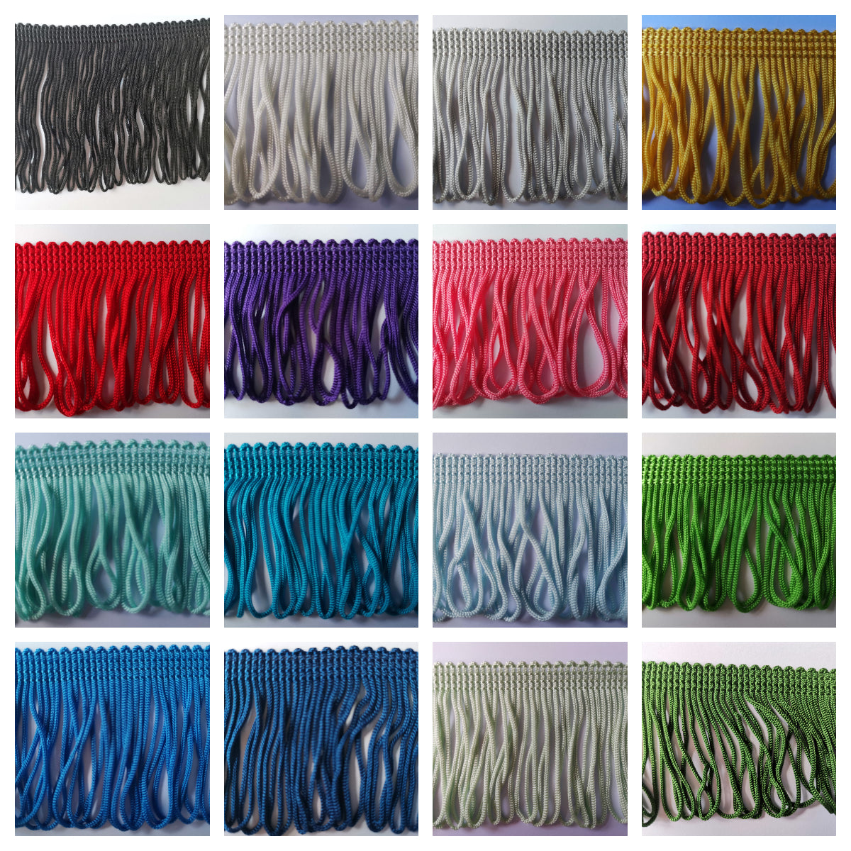 Flag Gold 2 Chainette Fringe, Wholesale Trim