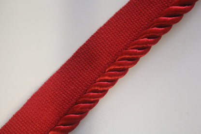 Premium Narrow 6mm Flanged Furnishing Cord - 42 Colours