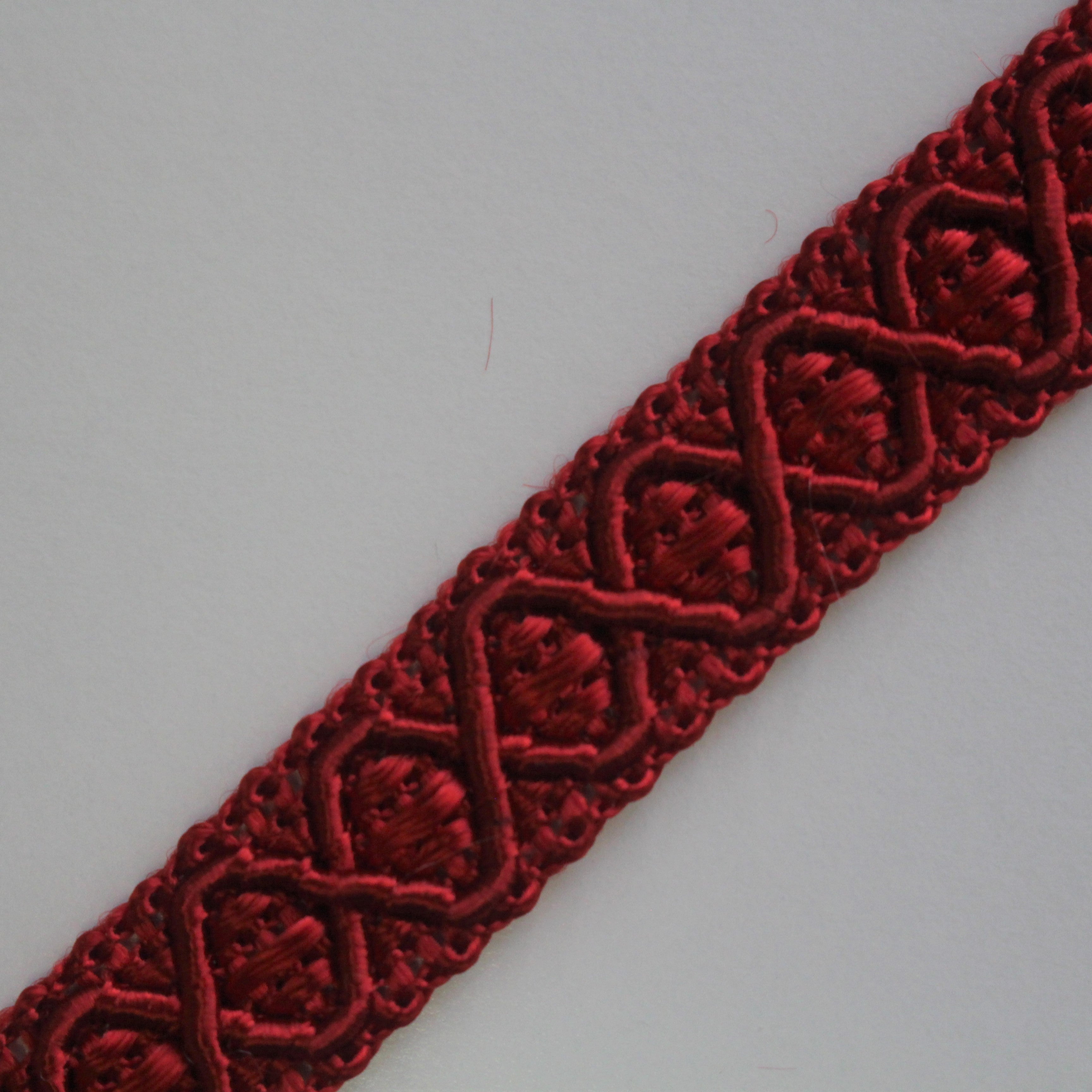 12mm Diamond Braid - 42 Colours