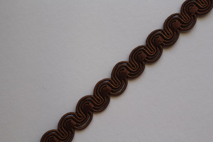 12mm Silky Polycotton Wave Braid