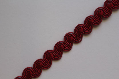 12mm Silky Polycotton Wave Braid