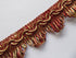 35mm Silky Polycotton Fringed Fan Braid