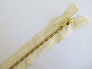 Brass Jeans Zips - Choice of Colours and Sizes