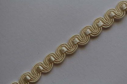 12mm Silky Polycotton Wave Braid