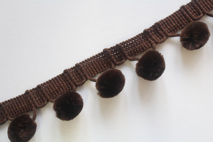 Velvet Pom Pom Trim