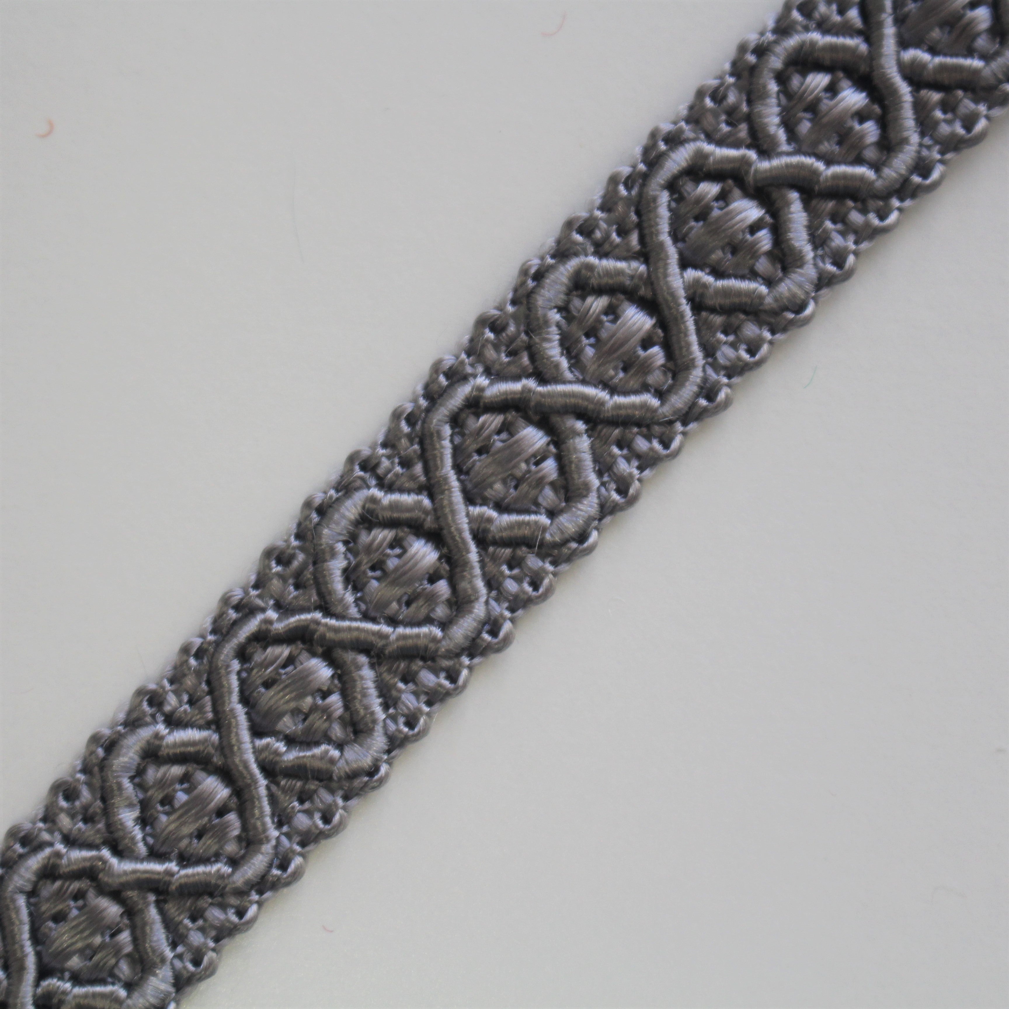 12mm Diamond Braid - 42 Colours