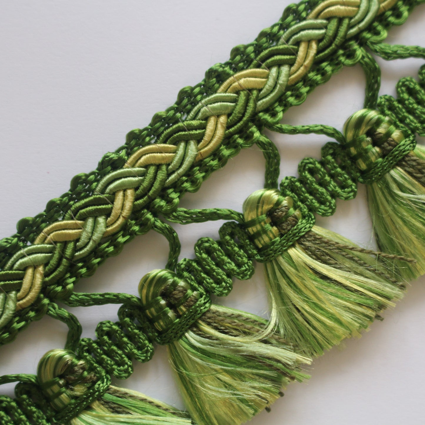 45mm Premium Plaited Tassel Fringe