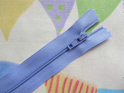 Pack of 5 Closed End Zips - 14" (35cm)