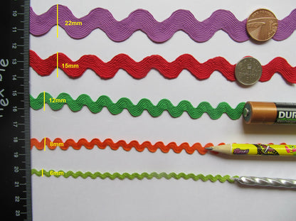Large Ric Rac Trim - 3 Metre Length