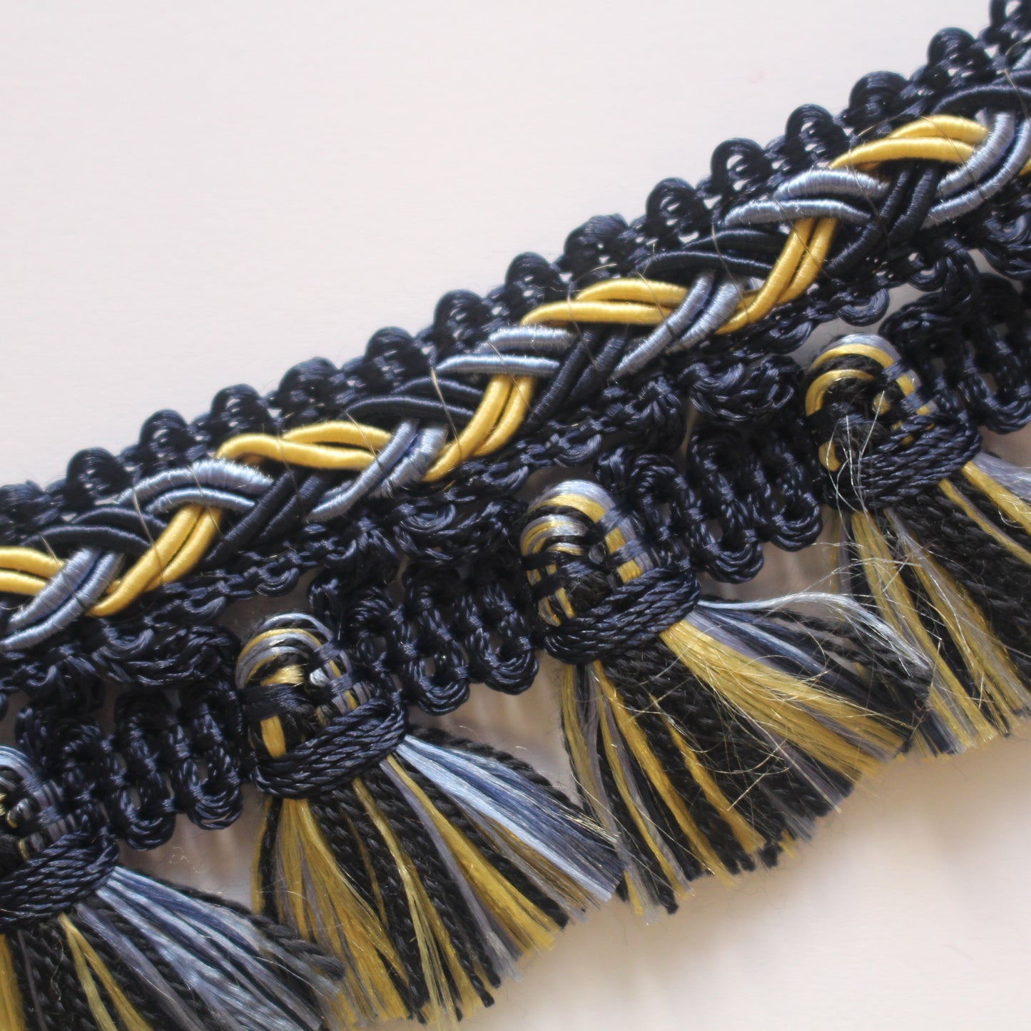 45mm Premium Plaited Tassel Fringe