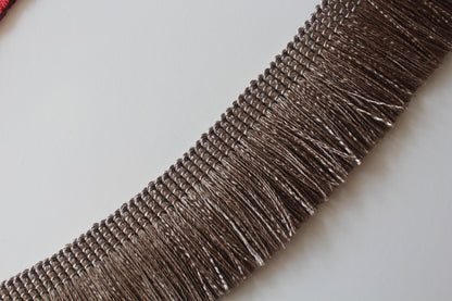 4cm Silky Polycotton Brush Fringe