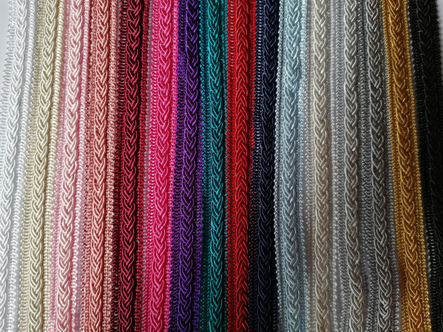 14mm Premium Plaited Braid - Plain Colours