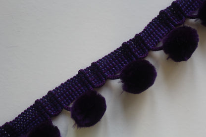 Velvet Pom Pom Trim