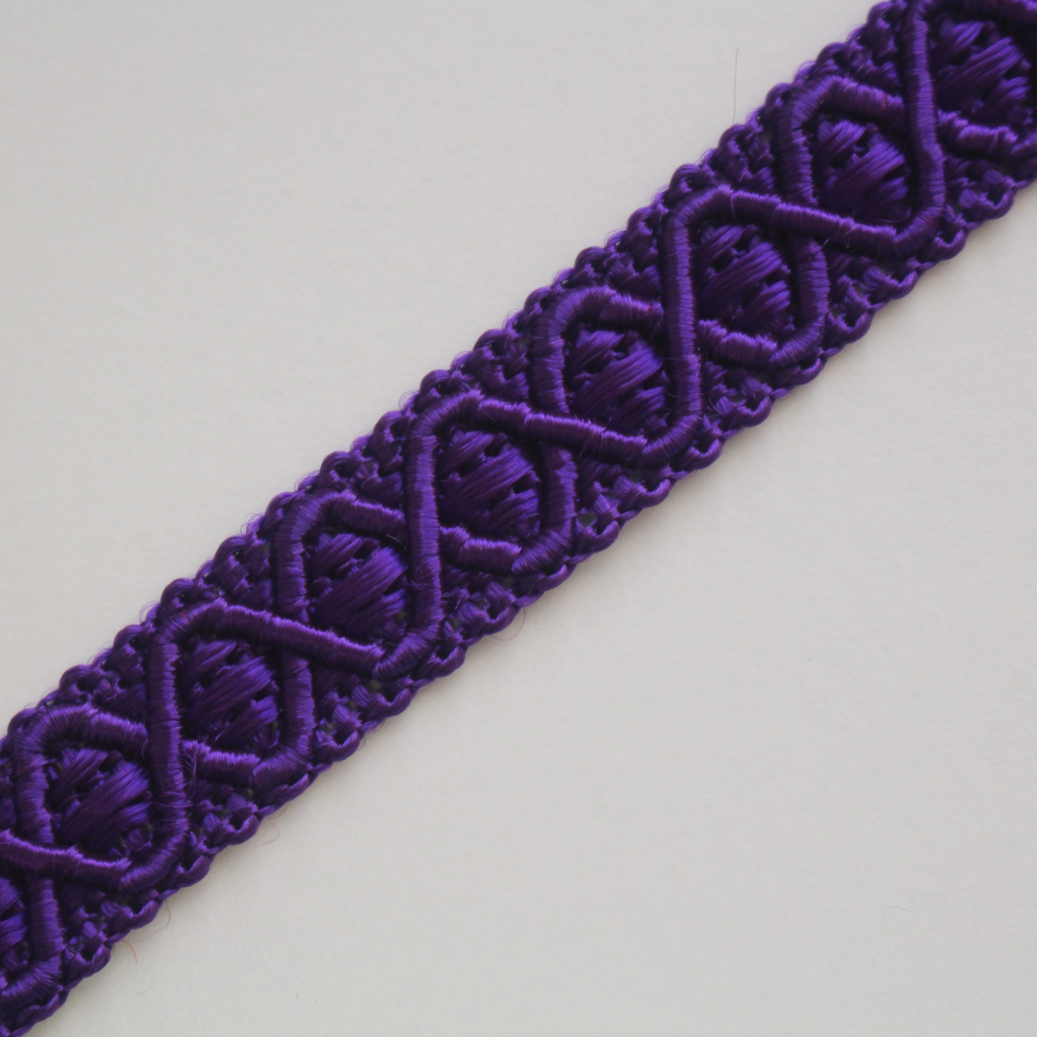 12mm Diamond Braid - 42 Colours