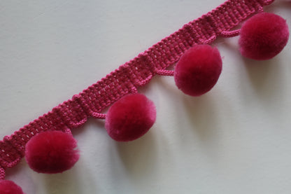 Velvet Pom Pom Trim