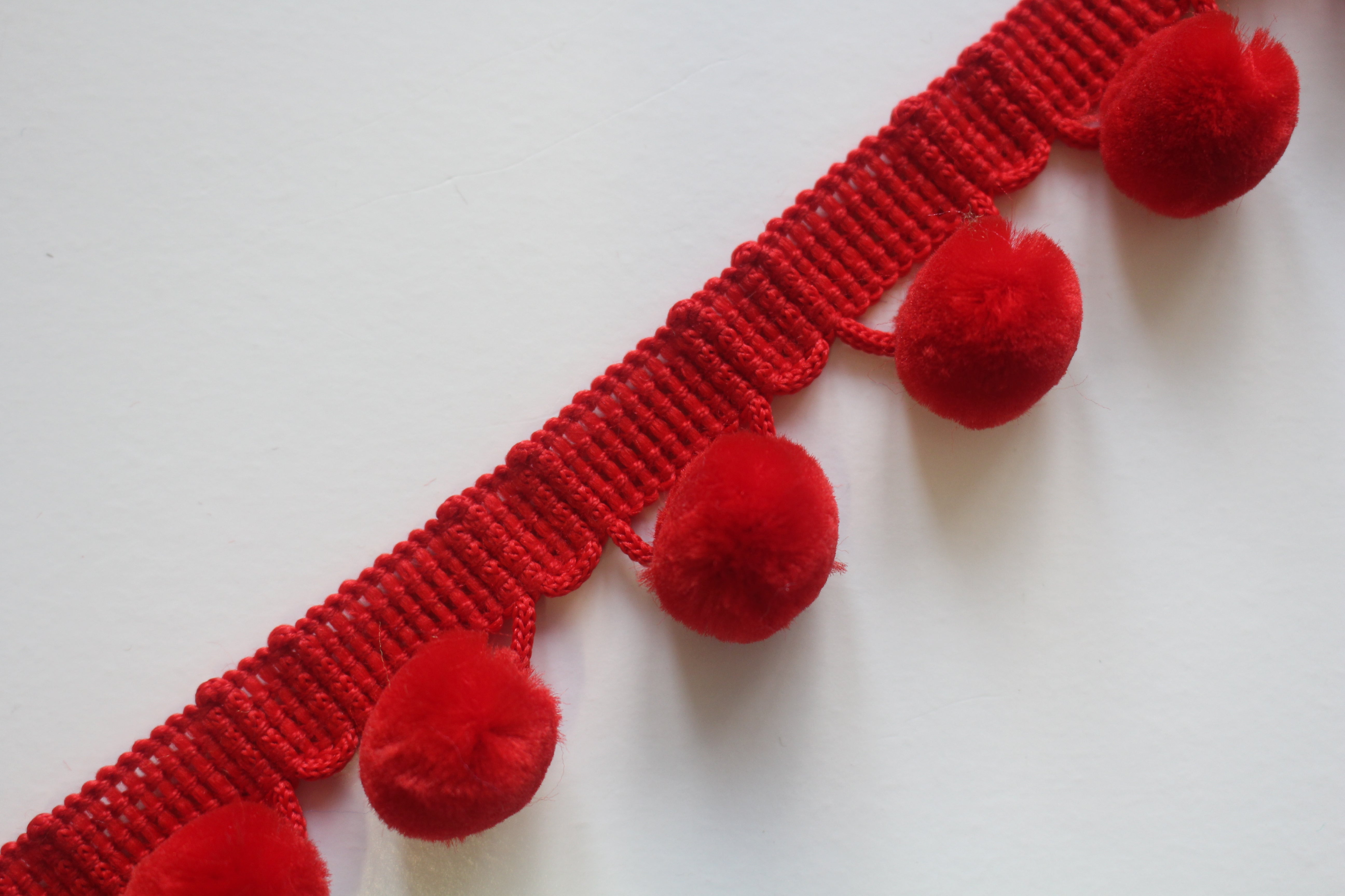 Velvet Pom Pom Trim