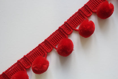 Velvet Pom Pom Trim