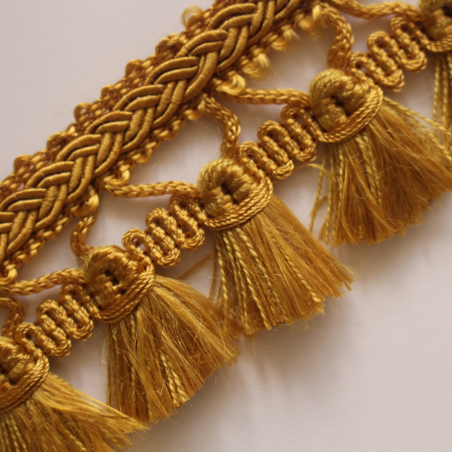 45mm Premium Plaited Tassel Fringe