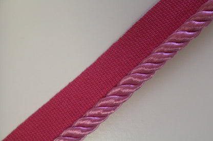 Premium Narrow 6mm Flanged Furnishing Cord - 42 Colours