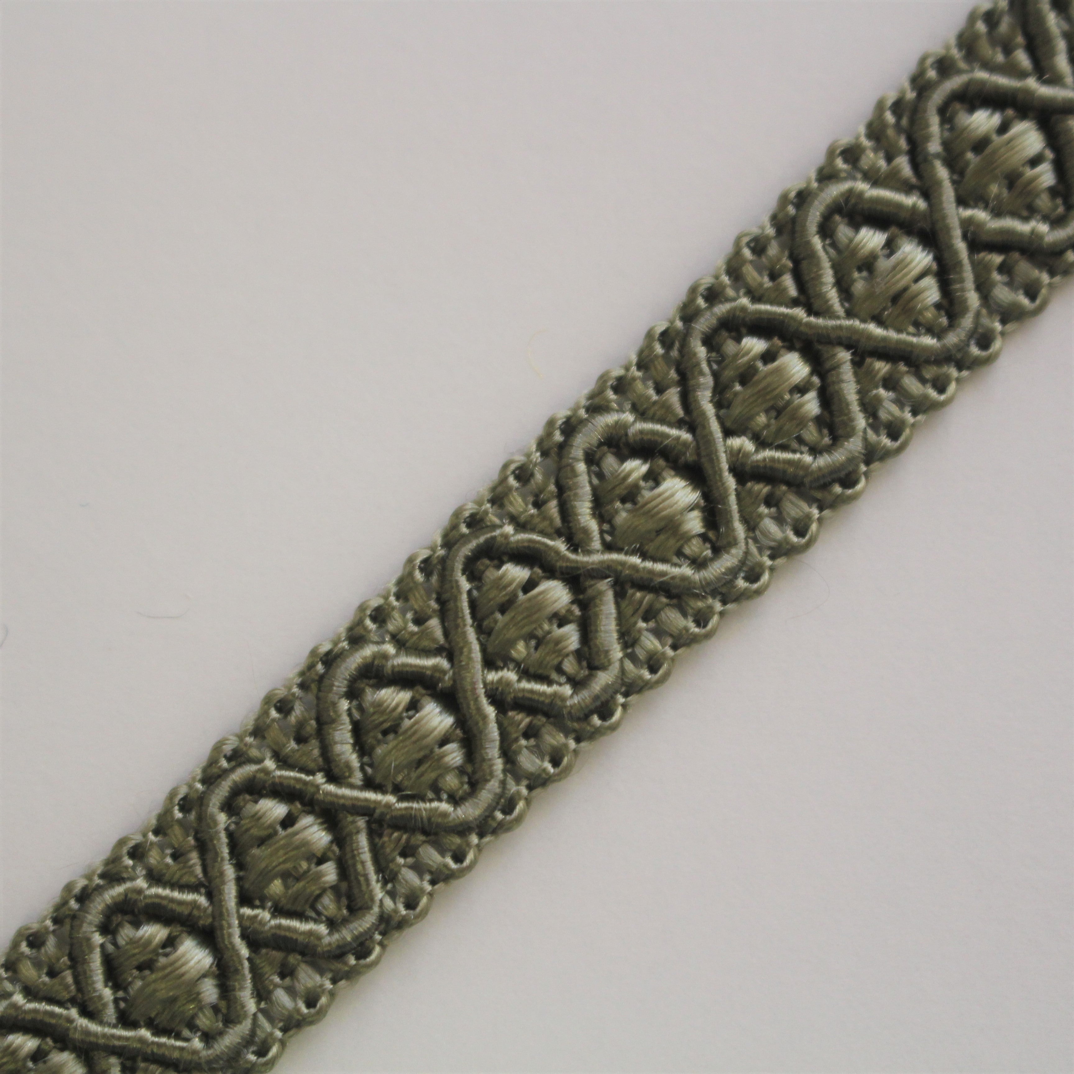 12mm Diamond Braid - 42 Colours