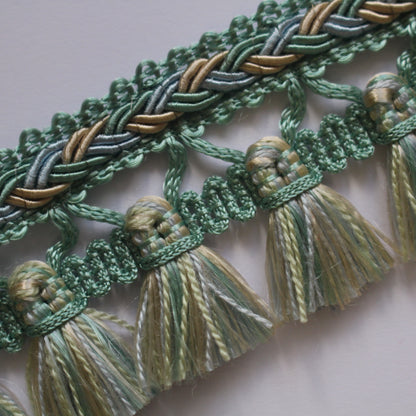 45mm Premium Plaited Tassel Fringe
