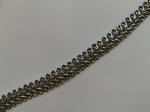 10mm Metallic Scroll Braid