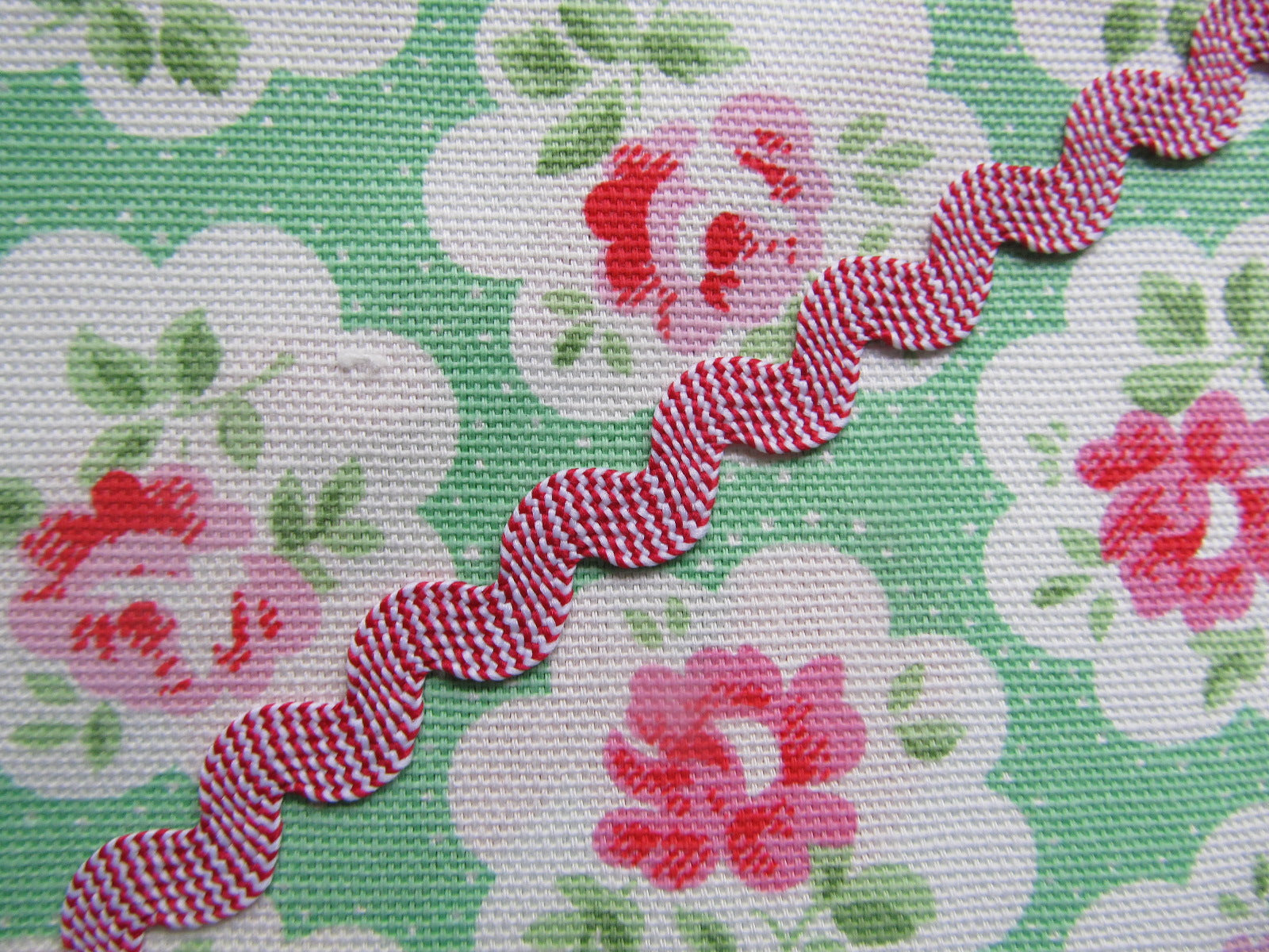 Candy Striped Ric Rac Trim - 3 Metre Length