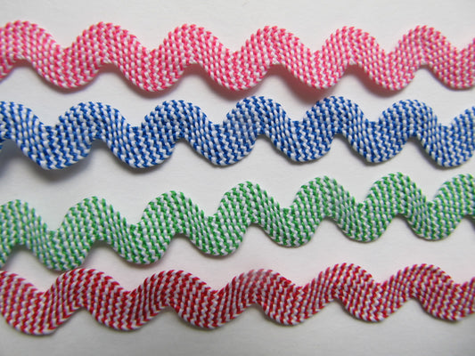 Candy Striped Ric Rac Trim - 3 Metre Length